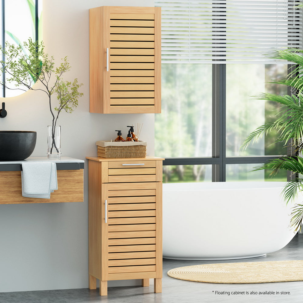 JILL 90cm Bathroom Storage Cabinet Oak