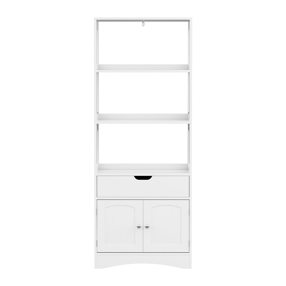 Artiss White Bathroom Storage Cabinet 2 Drawers 3 Shelves 2 Doors