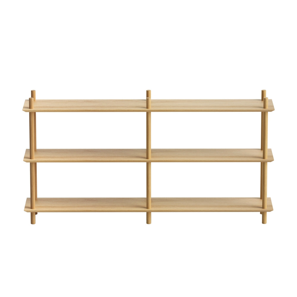 Artiss 3-Tier Bookshelf Wooden Display Shelves Pine