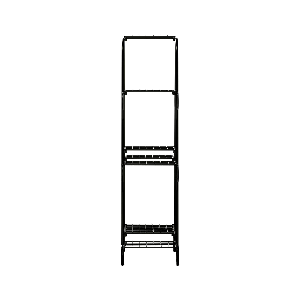 Verity 9-Tier Metal Plant Stand Black
