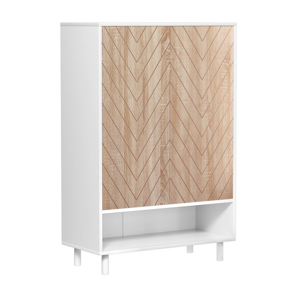 Artiss 6-Tier Shoe Rack Cabinet 24 Pairs White