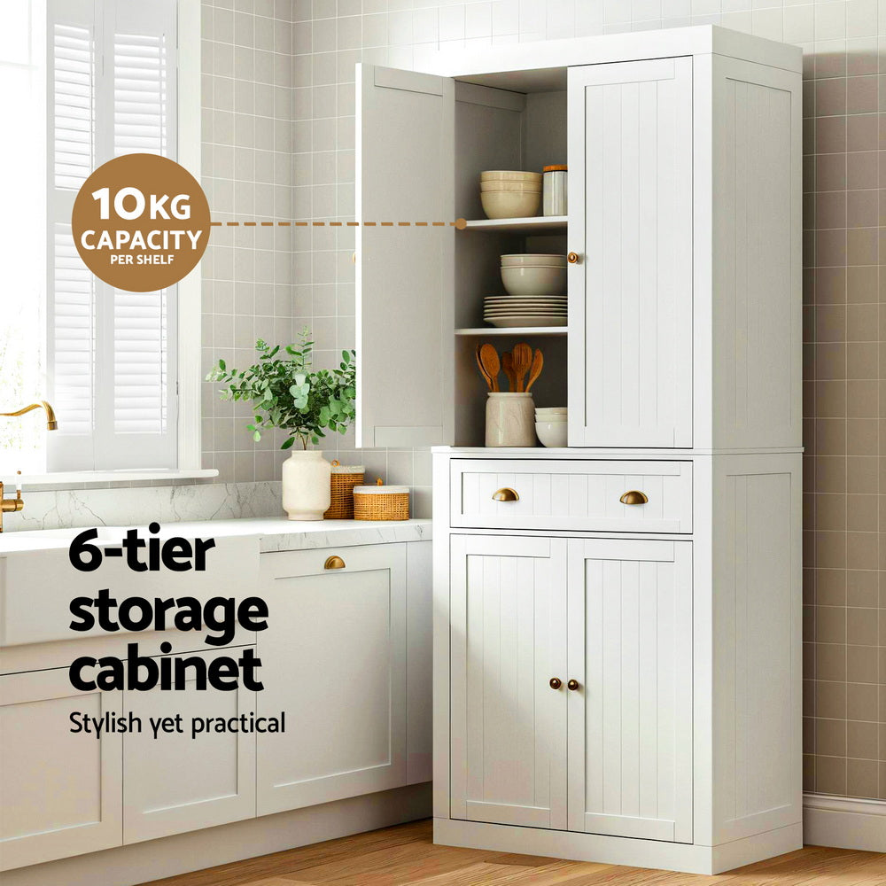 Artiss Buffet Sideboard Cabinet with Drawers White