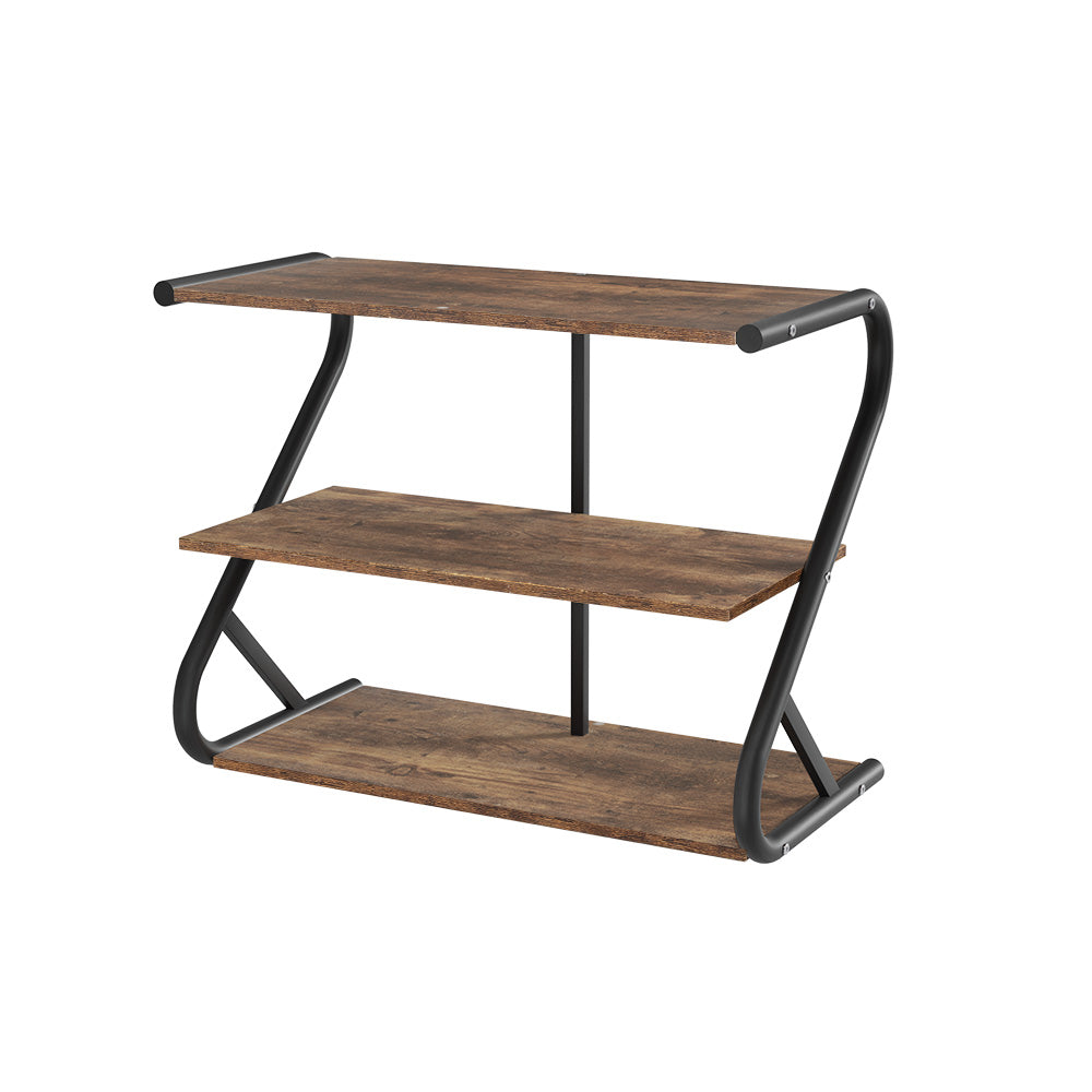 Sawyer 3-Tier Shoe Rack Cabinet Black