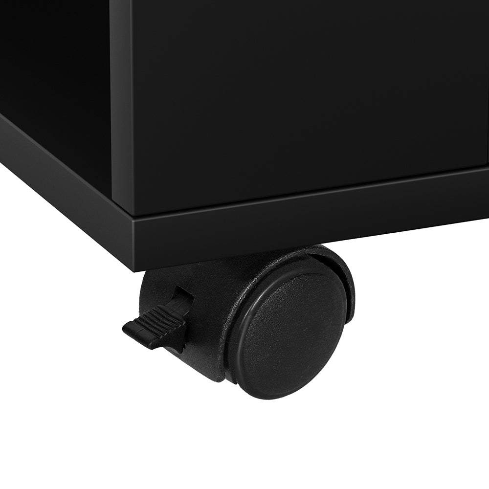 TALA Smart Bedside Table USB Charging LED Laptop Tray Black