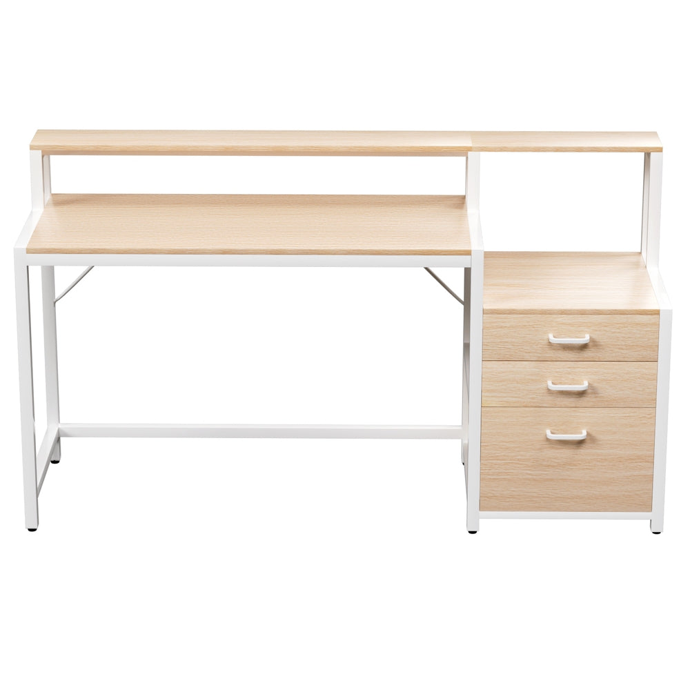 Artiss 160cm Computer Desk Home Office Study Table Oak