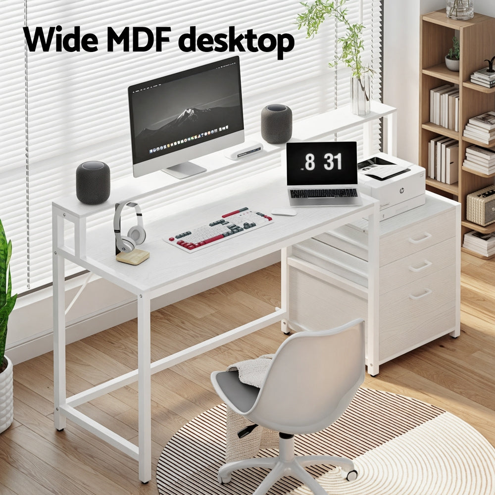 Artiss 160CM Computer Desk Home Office Study Table White