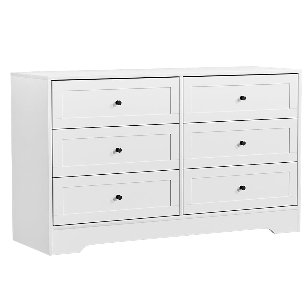 LEIF 6-Drawer Chest White