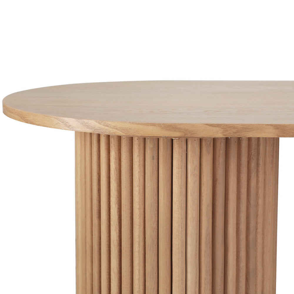 Samuel Oval Coffee Table 100cm Pine