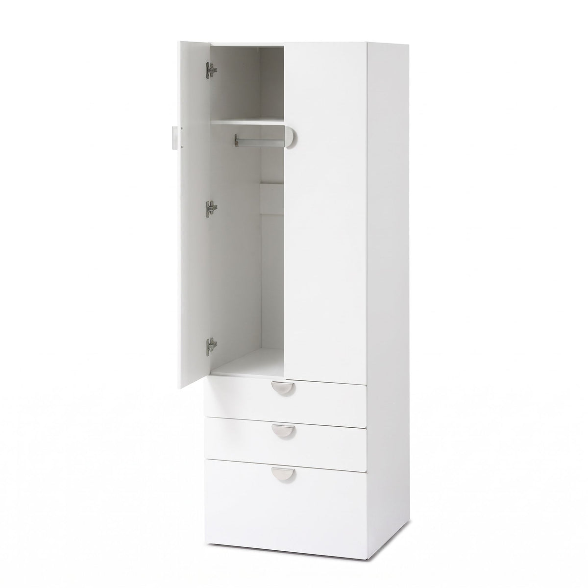 Artiss Wardrobe Cabinet Bedroom Clothes Storage Organiser Cupboard 3 Drawers Shelf Hanging Rod