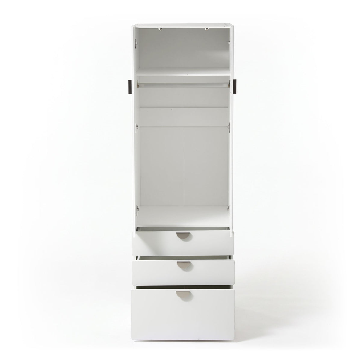 Artiss 2 Door Wardrobe with Drawers and Hanging Rail