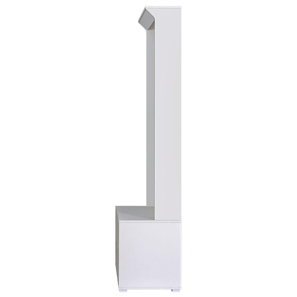 Max Hall Tree Shoe Rack Bench Coat Rack 180cm White