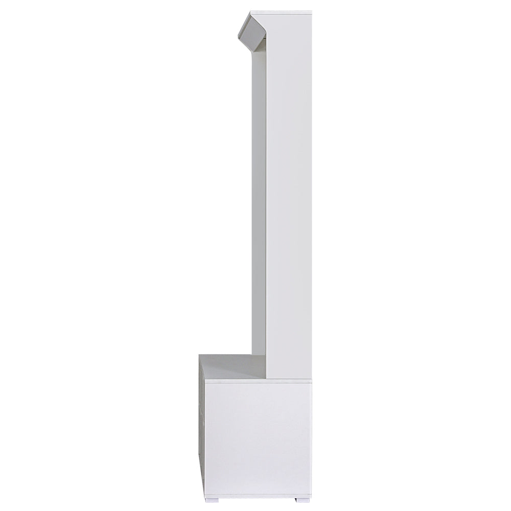 Max 180cm Hall Tree Shoe Rack Cabinet White