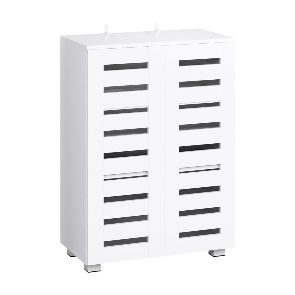 Alster 5-Tier Shoe Rack Storage Cabinet 20 Pairs White