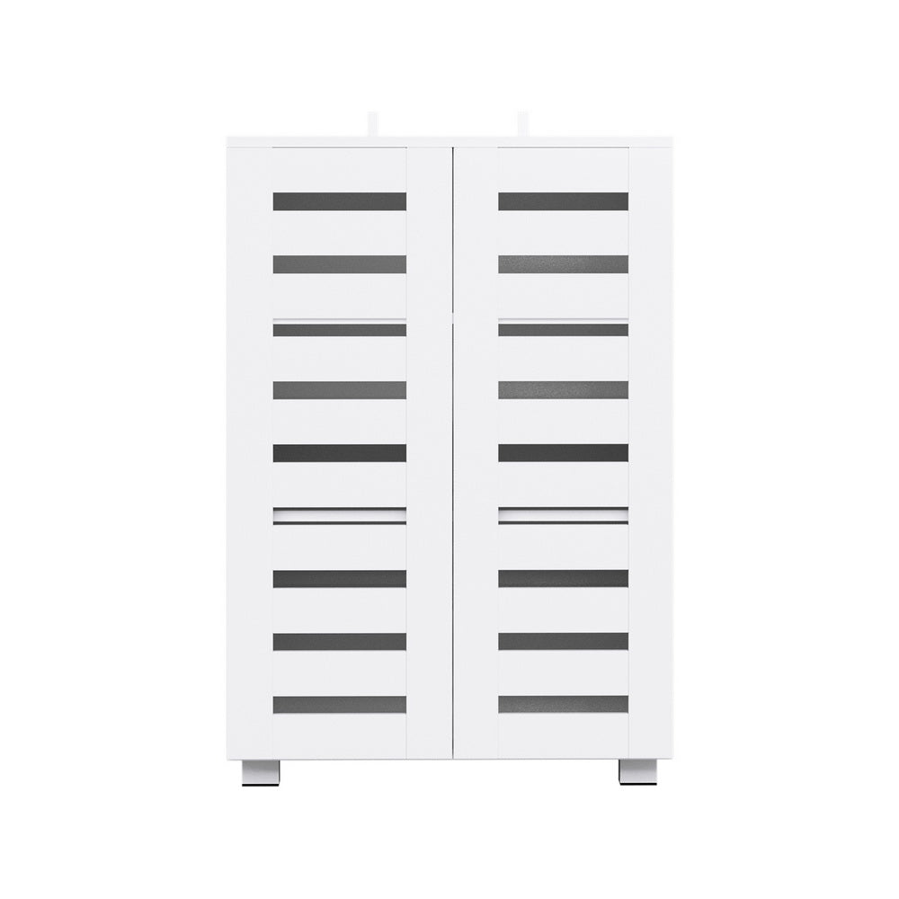 Alster 5-Tier Shoe Rack Storage Cabinet 20 Pairs White