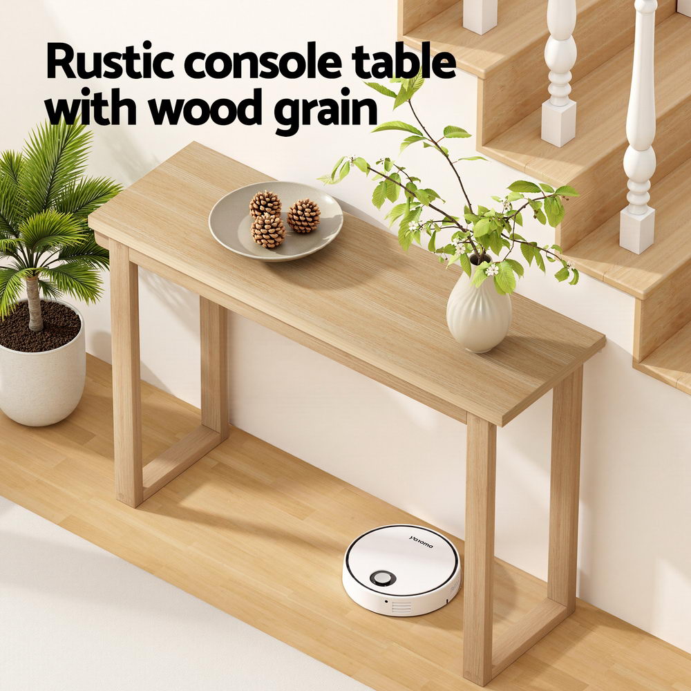 Artiss 110CM Console Table Pine Wood Grain
