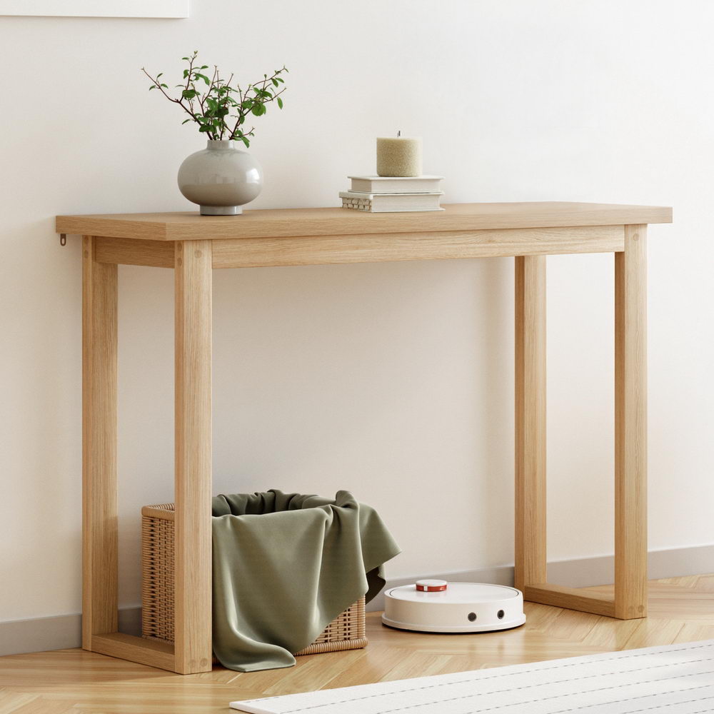 Artiss 110CM Console Table Pine Wood Grain