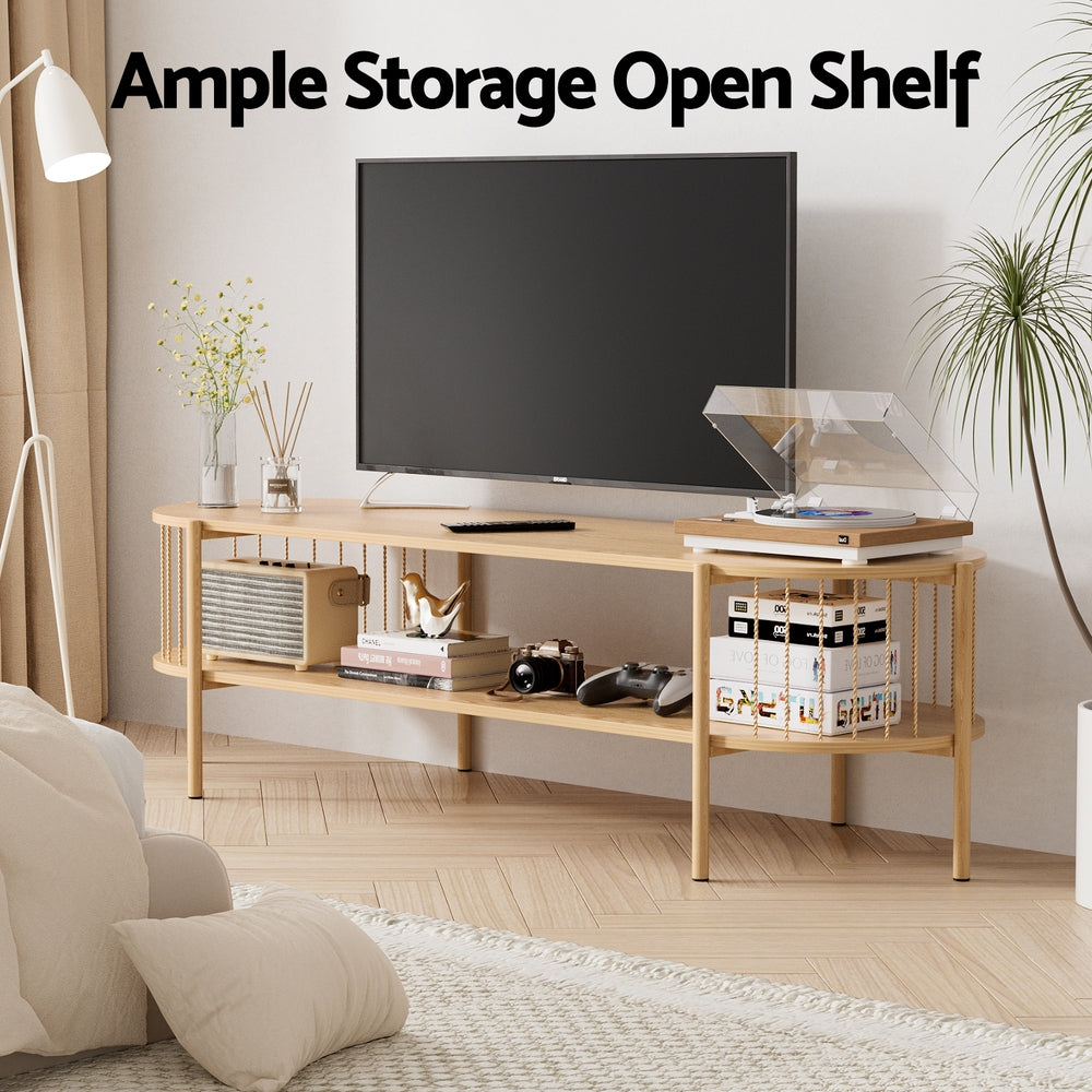 Artiss 148cm TV Entertainment Unit Pine
