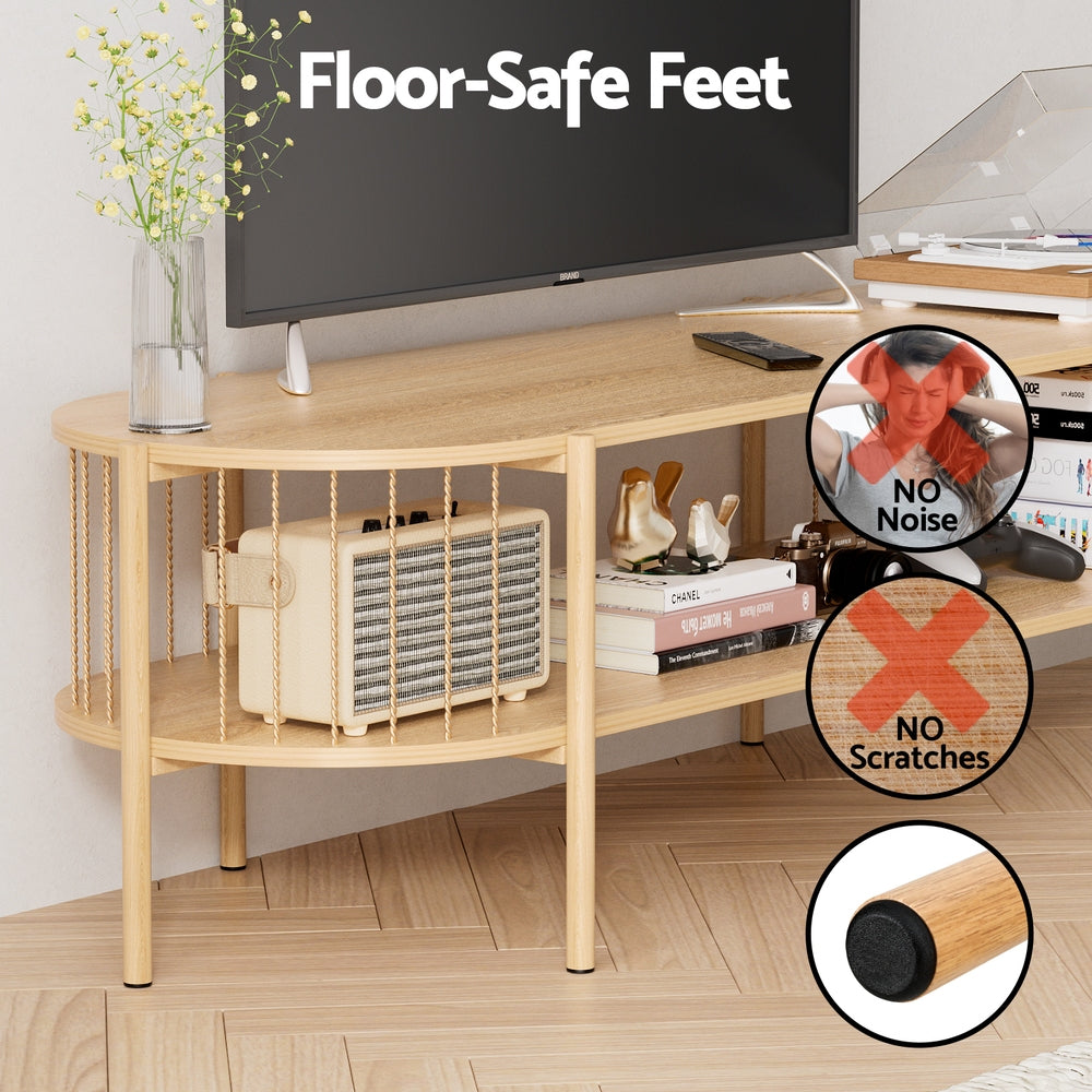Artiss 148cm TV Entertainment Unit Pine