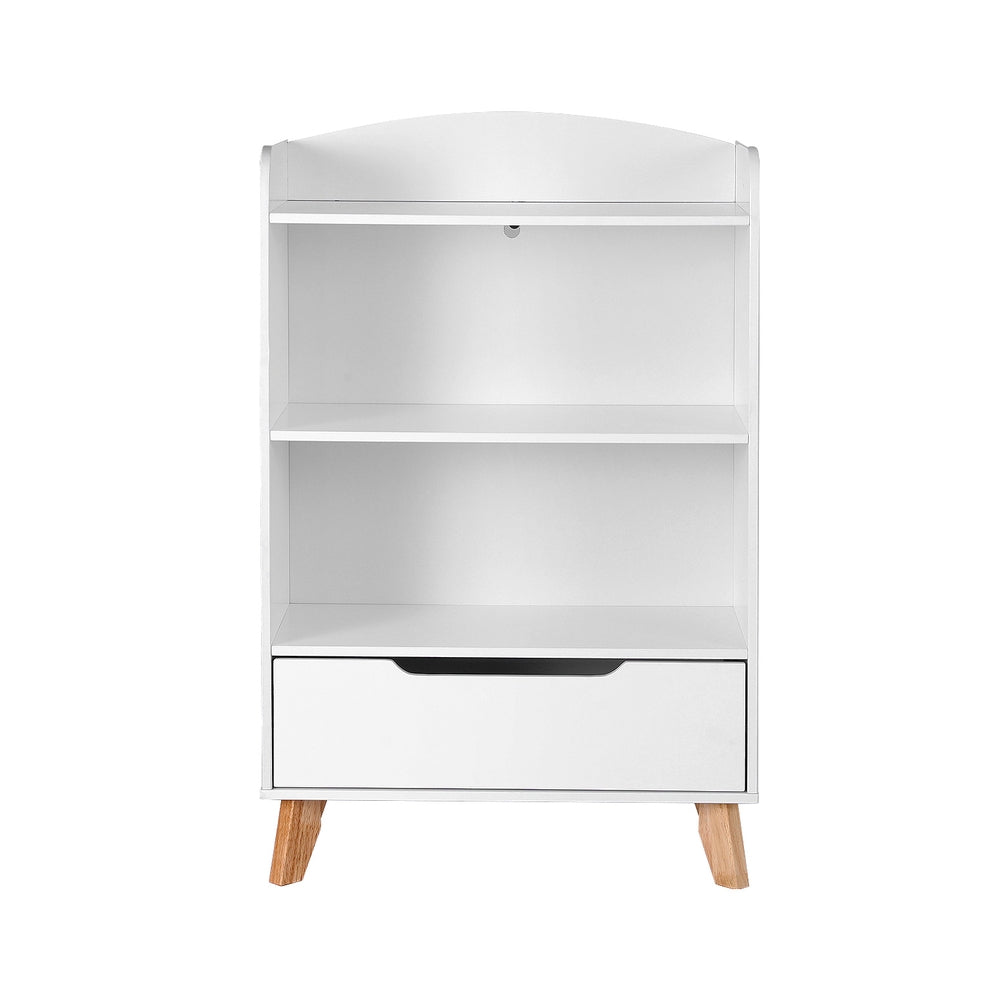 Keezi 3-Tier Kids Bookshelf Storage Organiser White