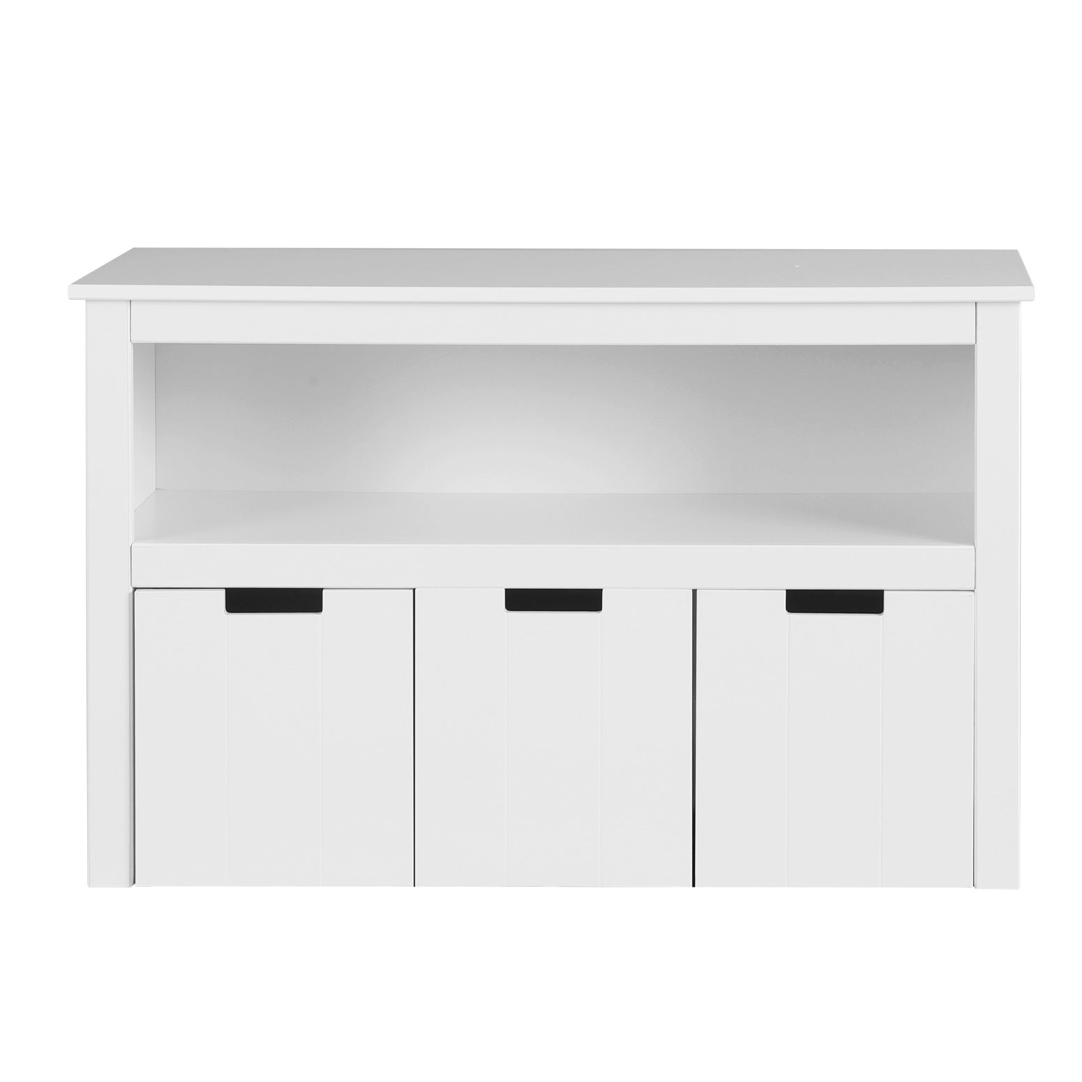 Keezi Kids Bookshelf 3-Drawer White Toy Organiser