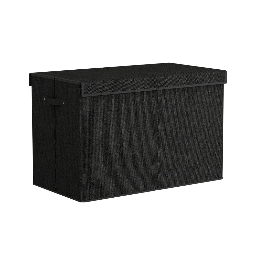 Keezi Large Toy Box Chest Storage with Flip-Top Lid Foldable Organizer Bins