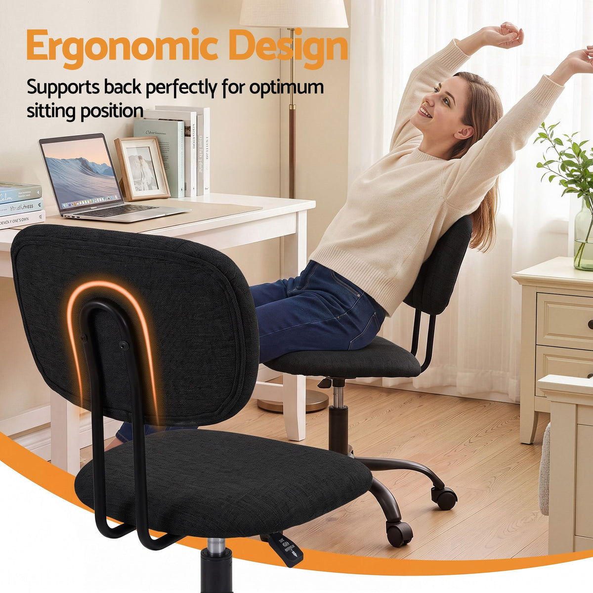 Artiss 120cm Office Desk and Chair Set with 3 Drawers