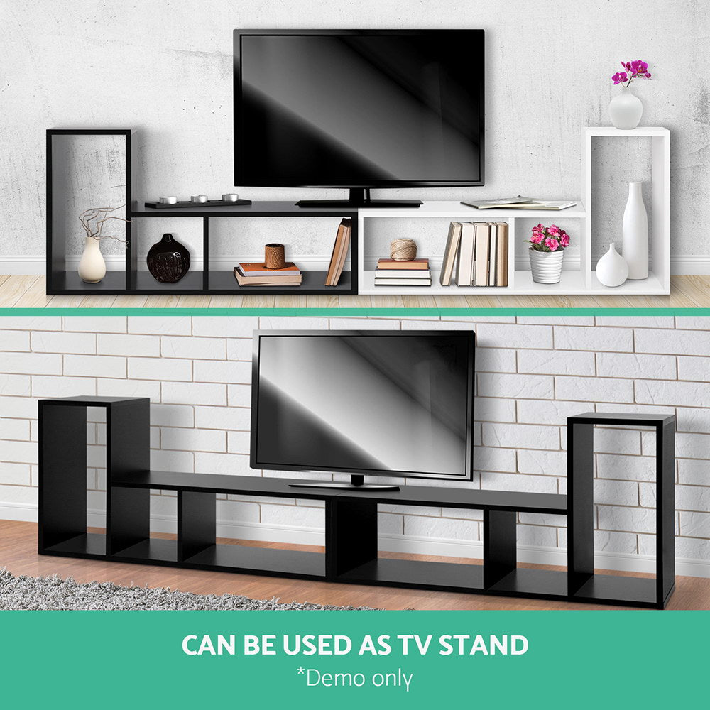 L-Shape DIY Bookshelf Black