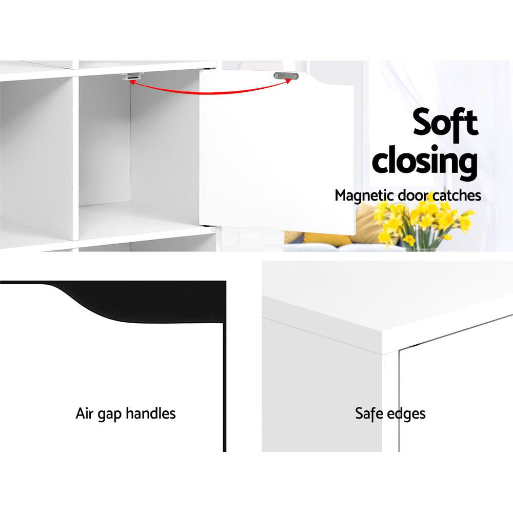 DANA 8-Cube Bookshelf White
