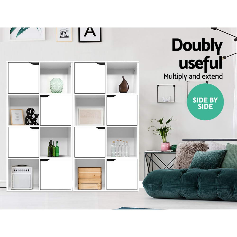 DANA 8-Cube Bookshelf White