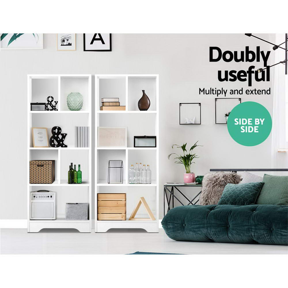 ANA 6-Tier Bookshelf White
