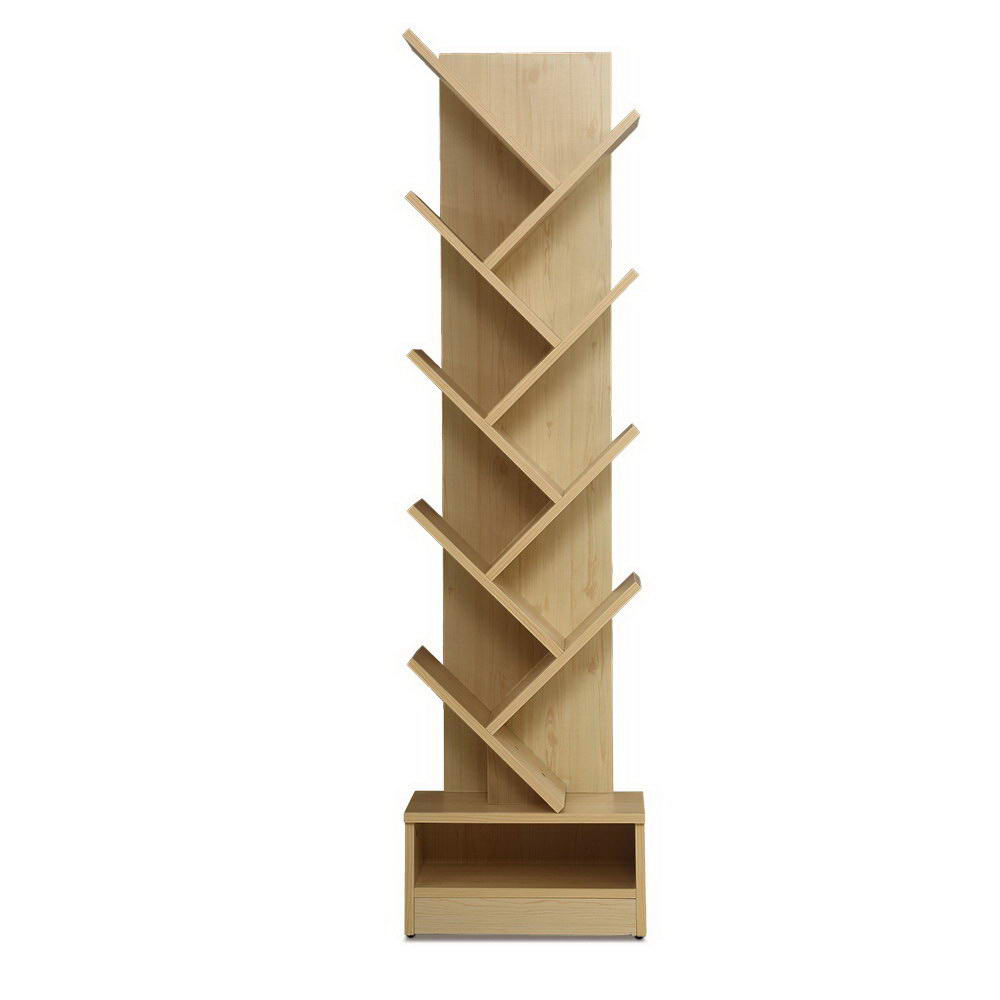 ECHO 9-Tier Tree Bookshelf Oak