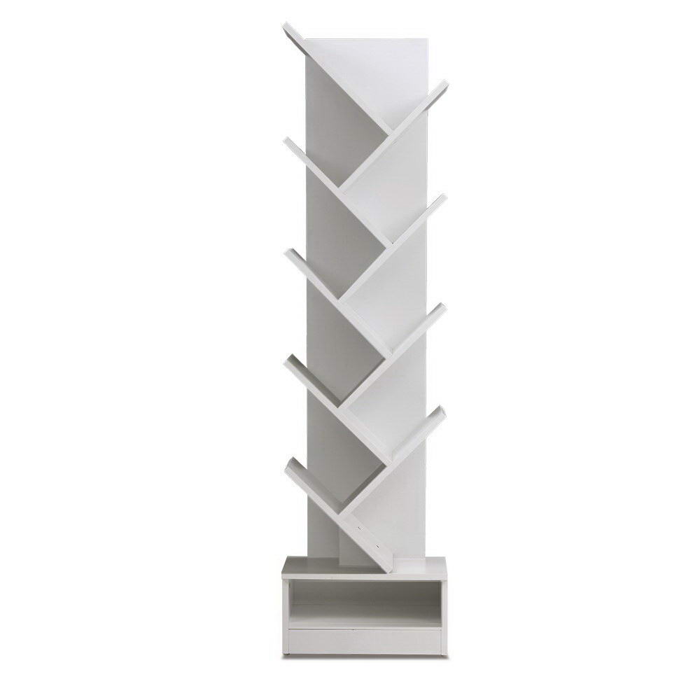 ECHO 9-Tier Tree Bookshelf White