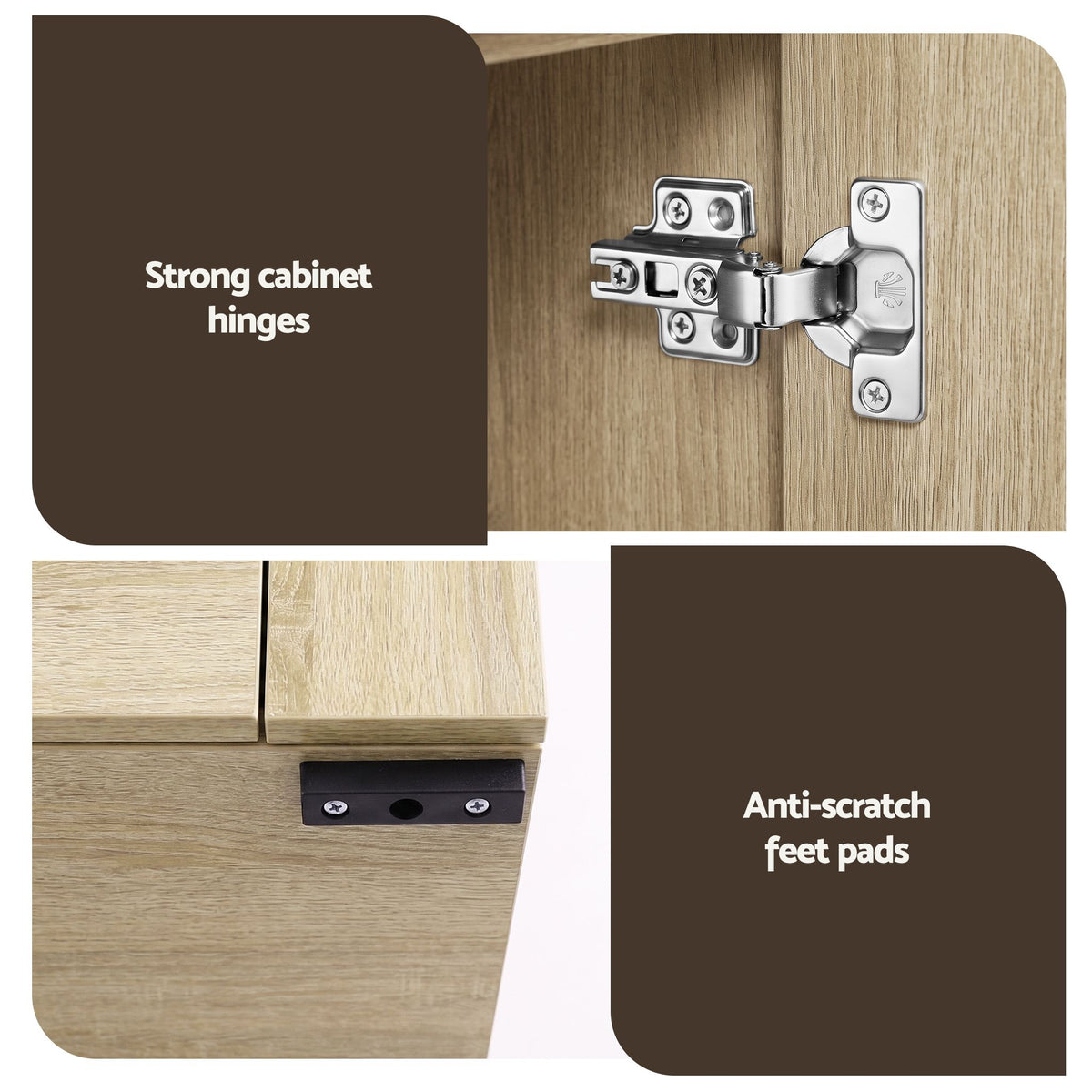 Dana Buffet Sideboard 180cm Oak Storage Cabinet
