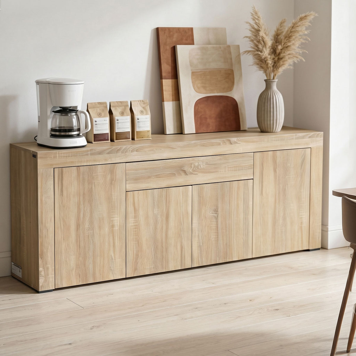 Dana Buffet Sideboard 180cm Oak Storage Cabinet