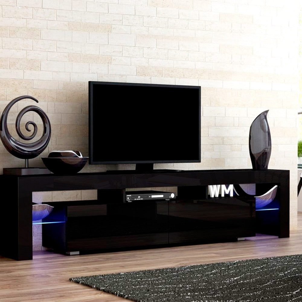 Elo LED Entertainment Unit TV Cabinet 189cm Black