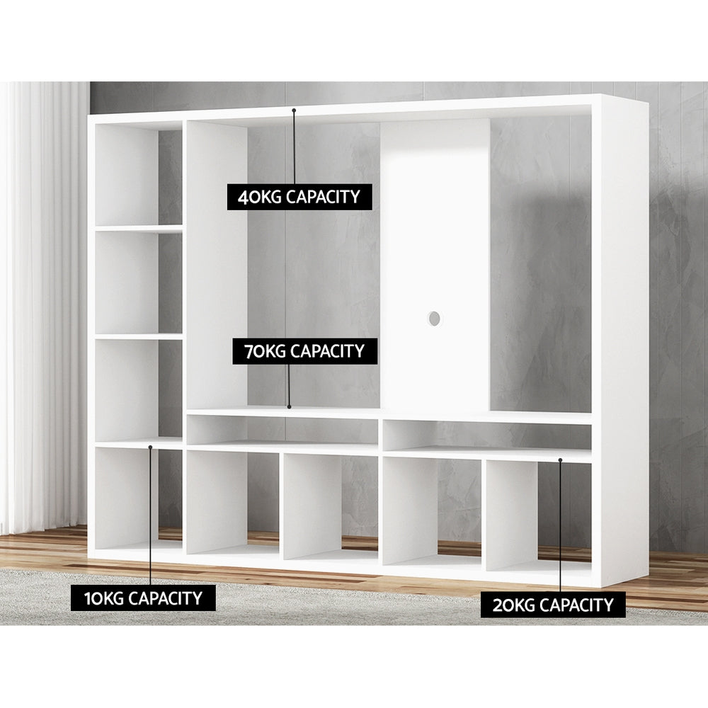 Brian 183cm Entertainment Unit TV Stand White