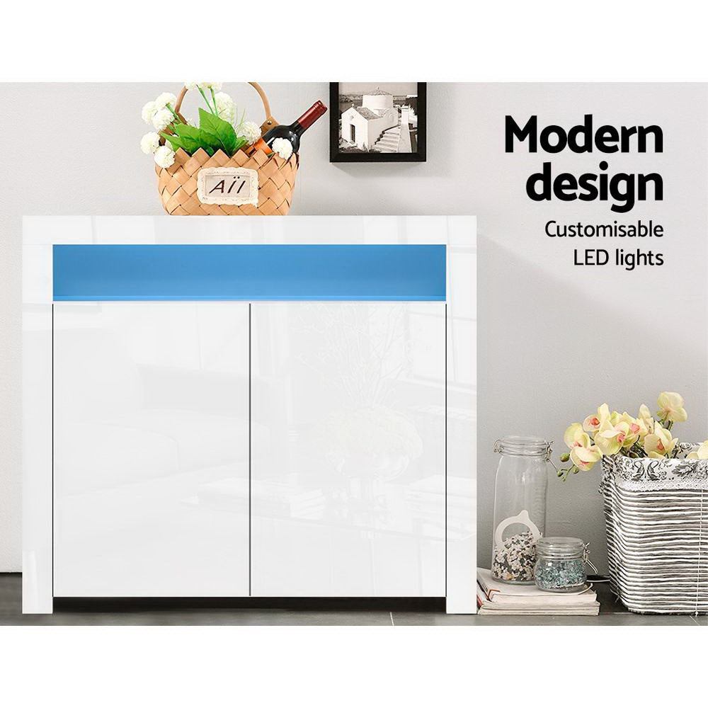 ARNO LED Sideboard Buffet White