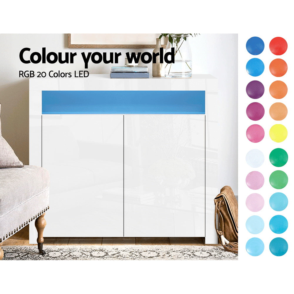 ARNO LED Sideboard Buffet White