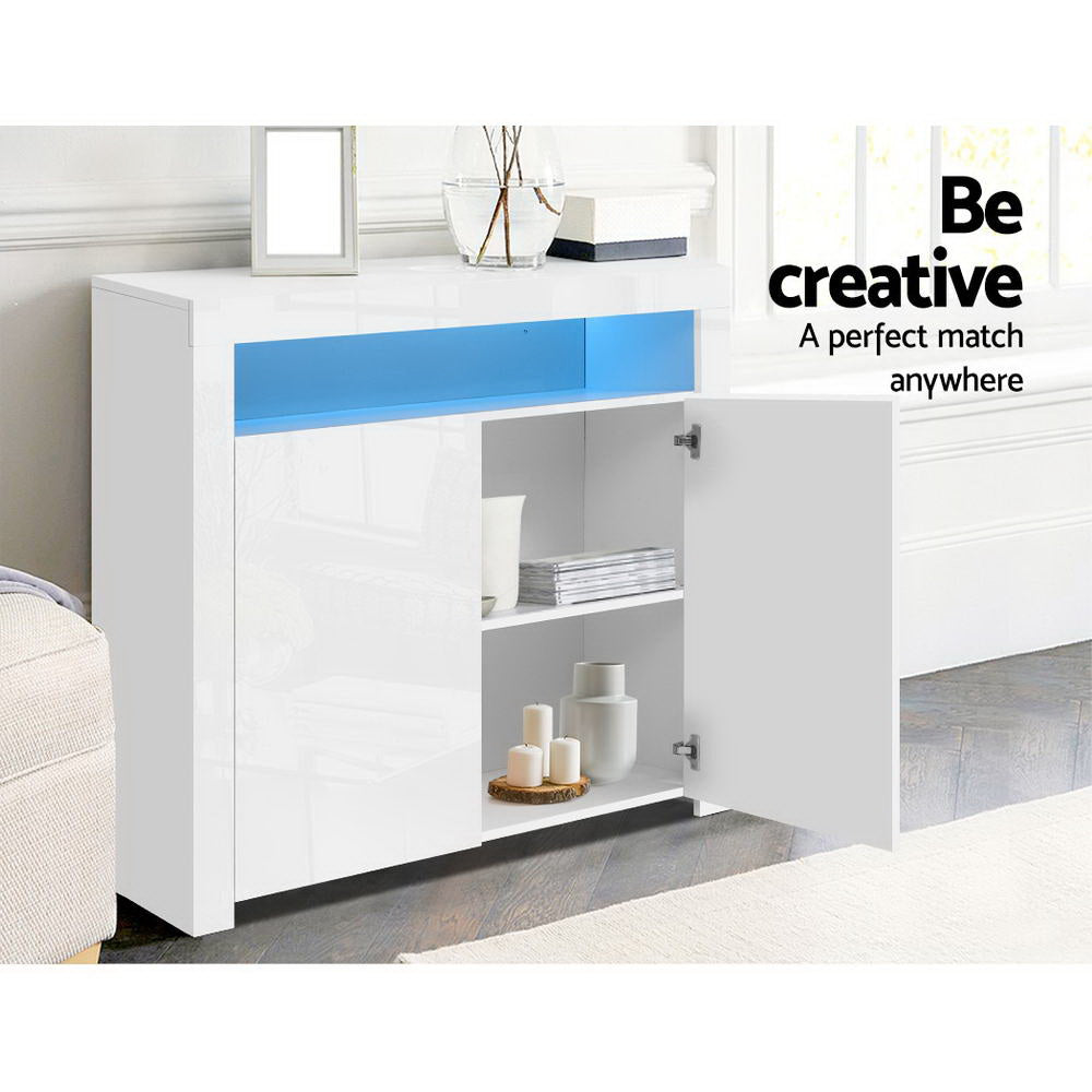 ARNO LED Sideboard Buffet White