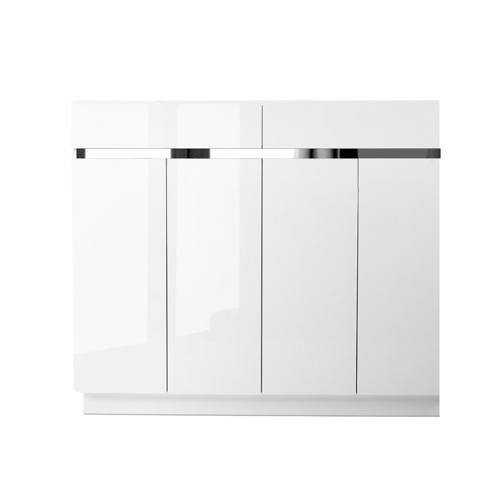 Lydia Shoe Rack Cabinet 24 Pairs Storage White