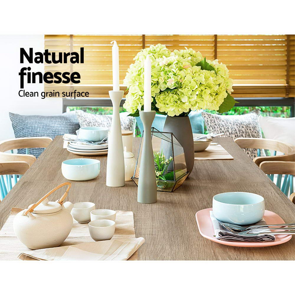 NATU 120cm Oak Dining Table Rectangular 4-6 Seater