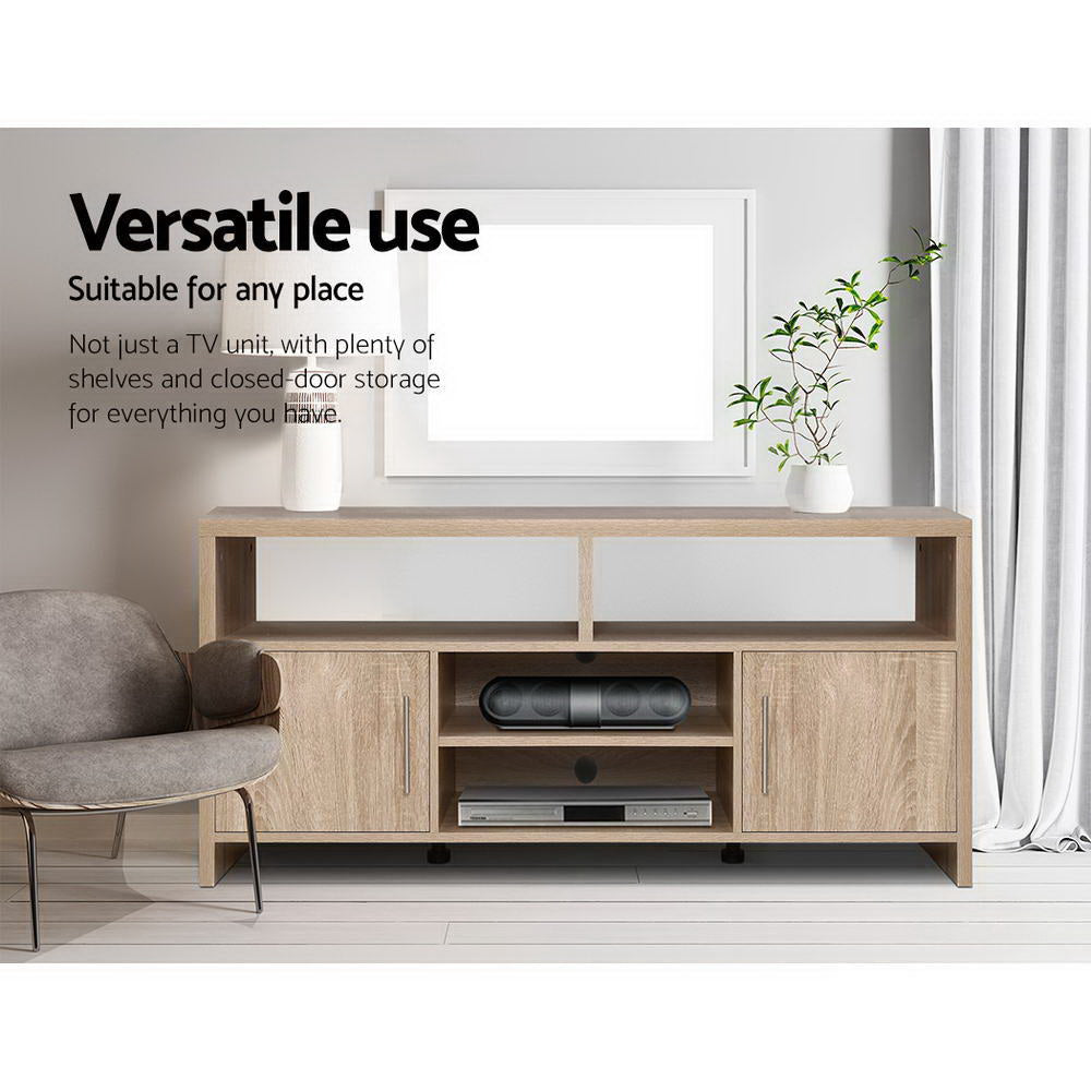Ken 140cm TV Cabinet Entertainment Unit Oak