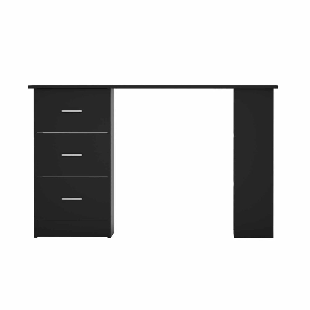 Bobb 120cm Computer Desk Drawer Shelf Cabinet Black