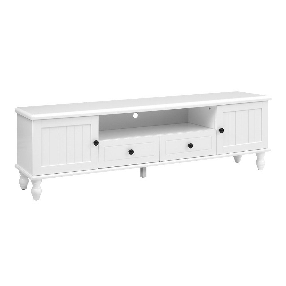 KUBI 160cm Entertainment Unit TV Cabinet White