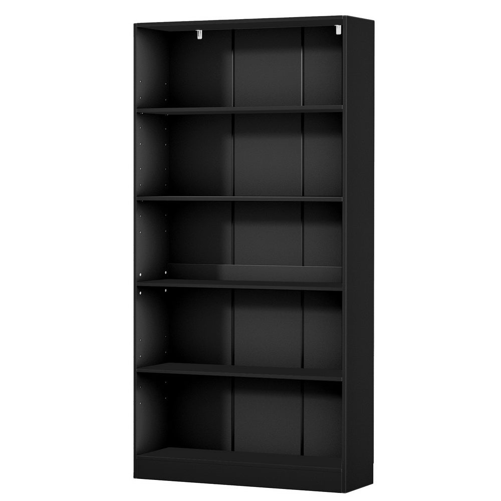 ANTON 5-Tier Bookshelf Black