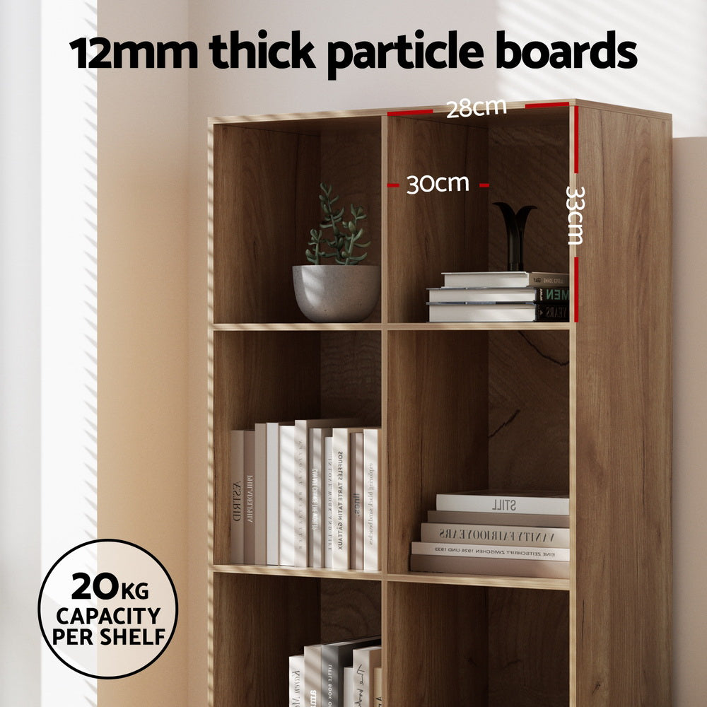 LEOR 4-Tier Bookshelf Walnut