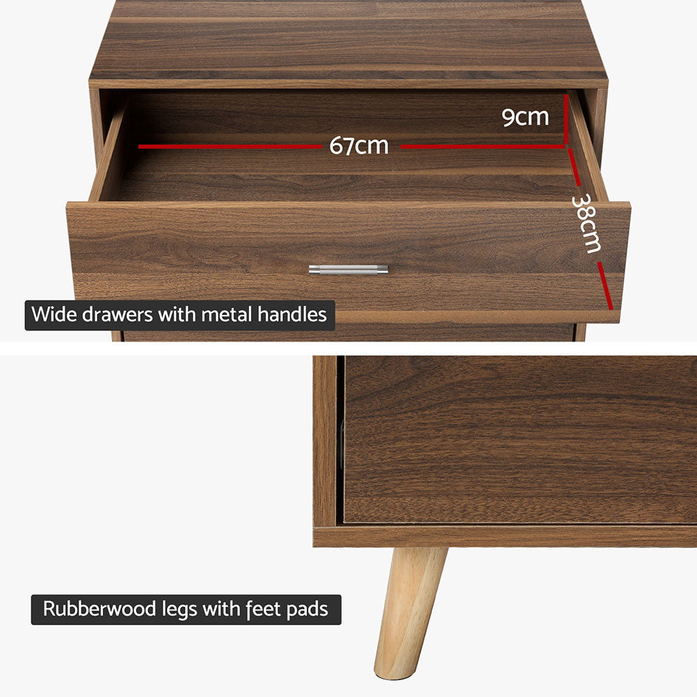 MIRI 5-Drawer Chest Walnut