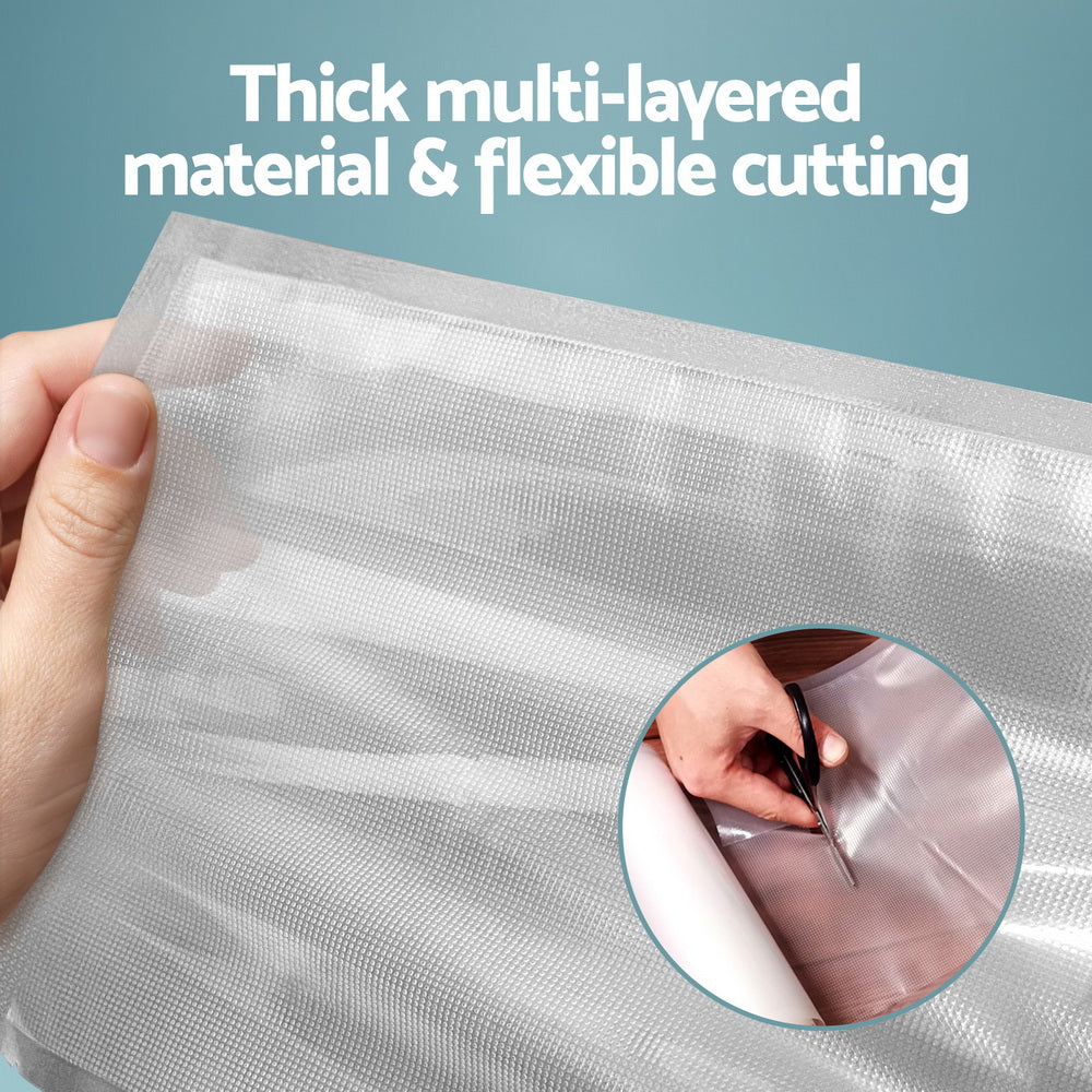 28cm x 6m Vacuum Sealer Bags 2-Pack Transparent