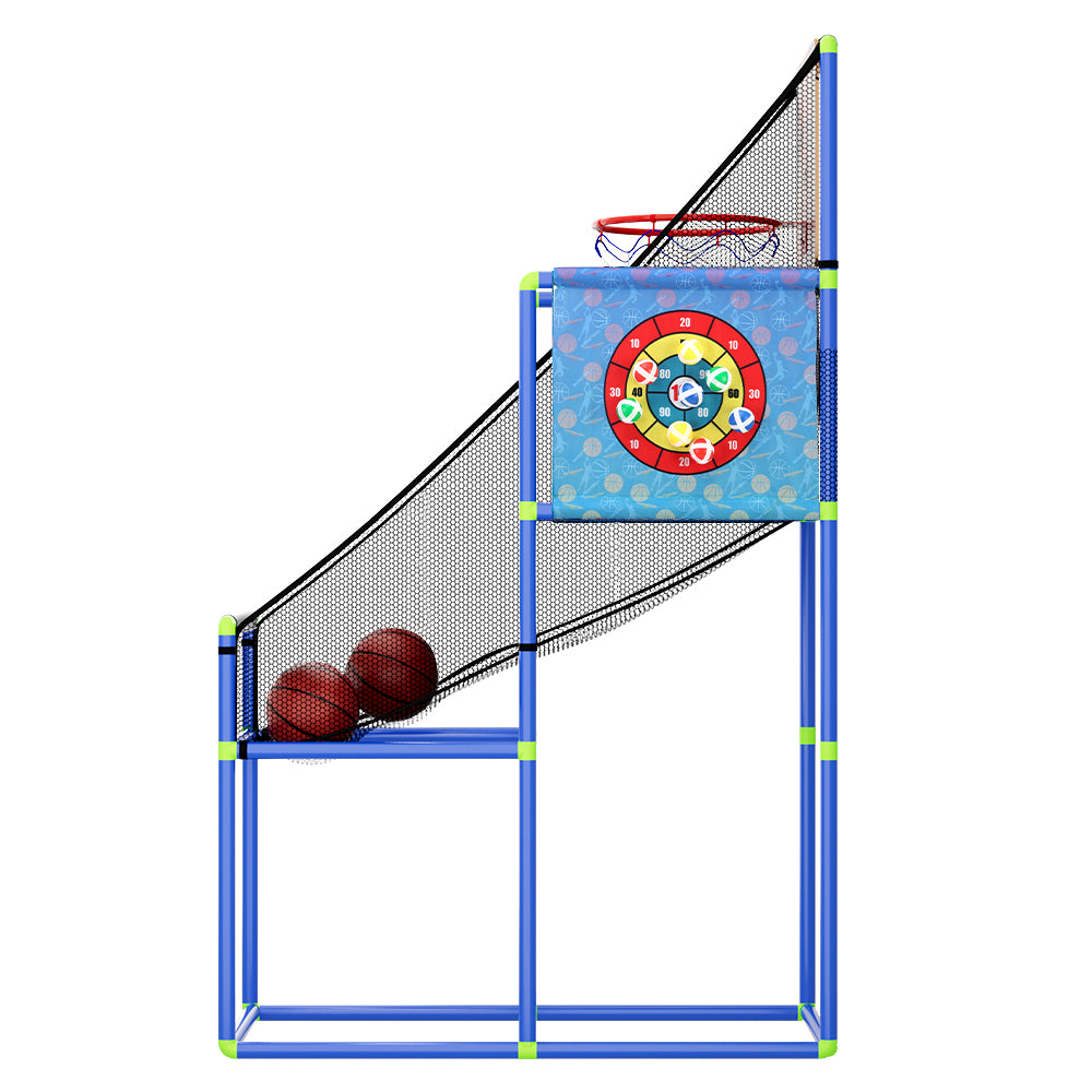 Arcade Basketball Game Adjustable Electronic Scorer Kids Blue