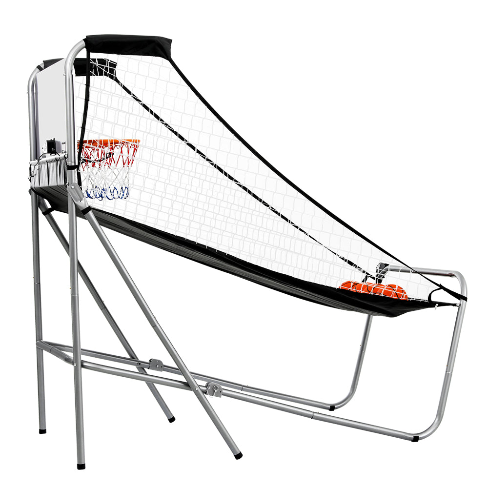 Double Shoot Basketball Arcade Game Electronic Scorer 8 Modes Grey